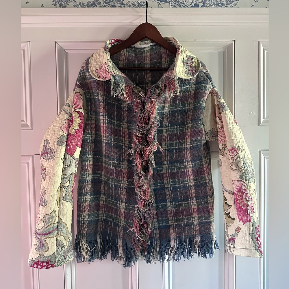 Handmade upcycled coat- M